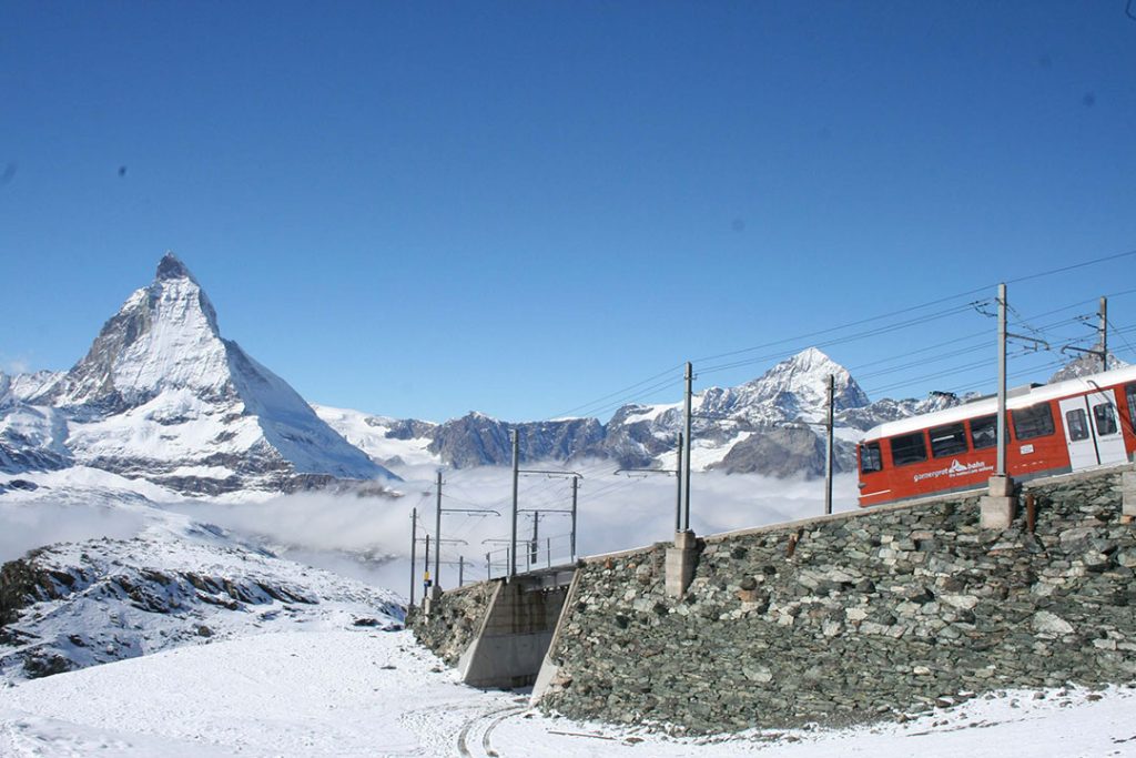 Matterhorn and train to Gornergrat