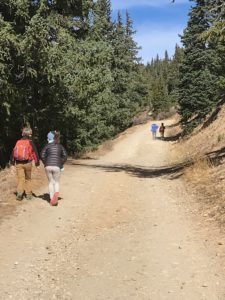 kids hiking trail Hosier Pass