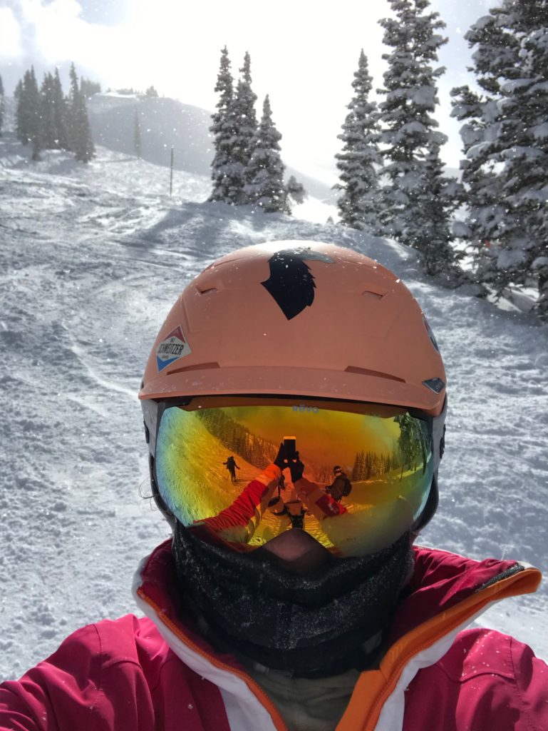 Julie K. skiing at Snowmass