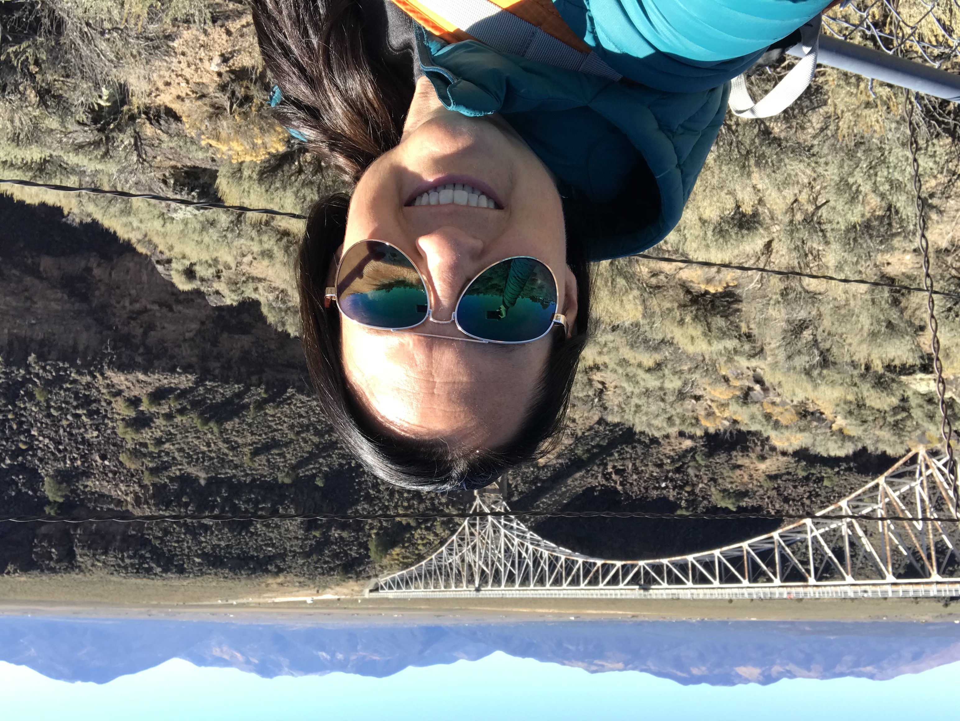 Julie K at Rio Grande Gorge Bridge