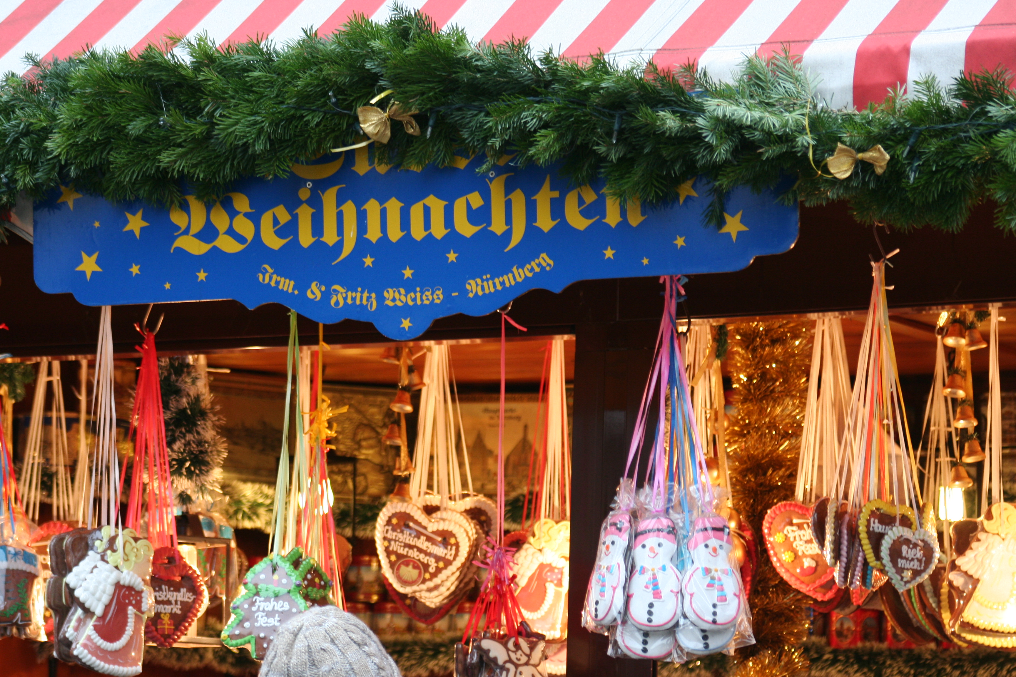 A decorative stall in German Christmas Market