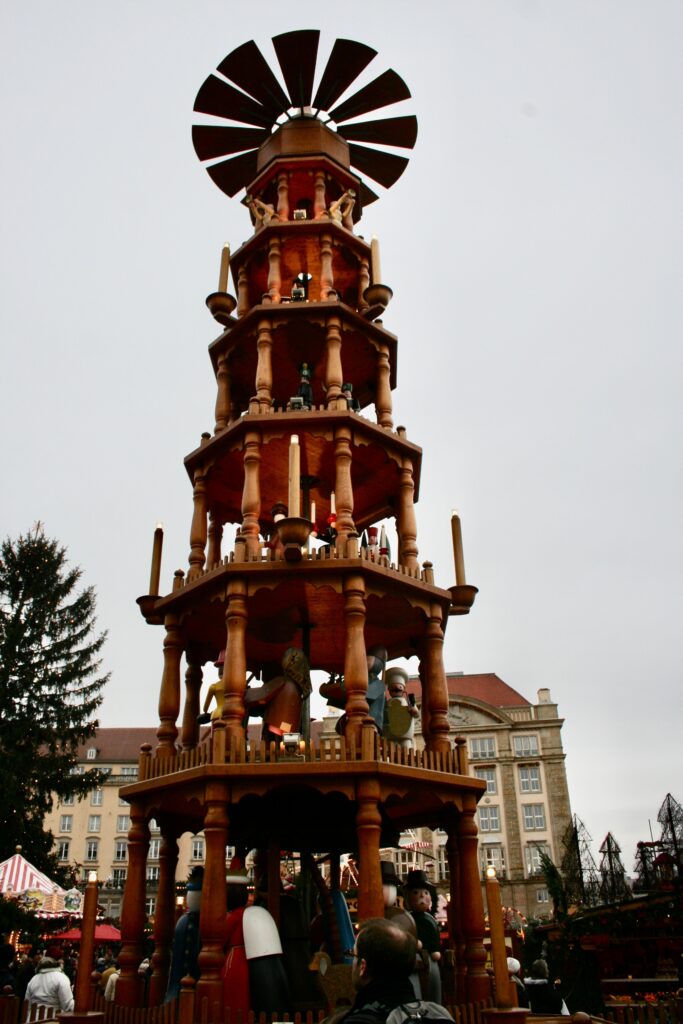 Christmas Pyramid in Dresden Christmas Market