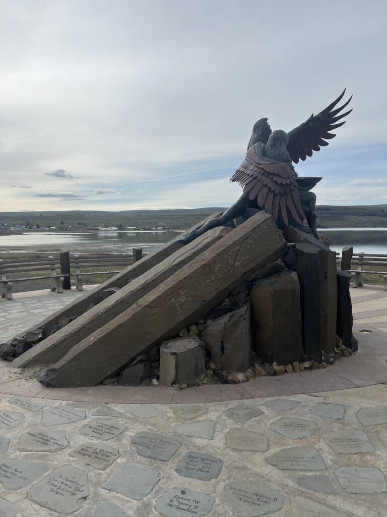 World's first human figure sundial