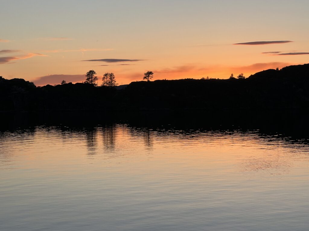 Sunset over Banks Lake