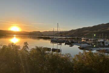 Sunset on the Snake River at Clarkston