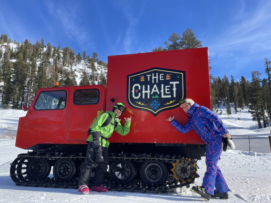 G2 and Julie K with The Chalet Cat